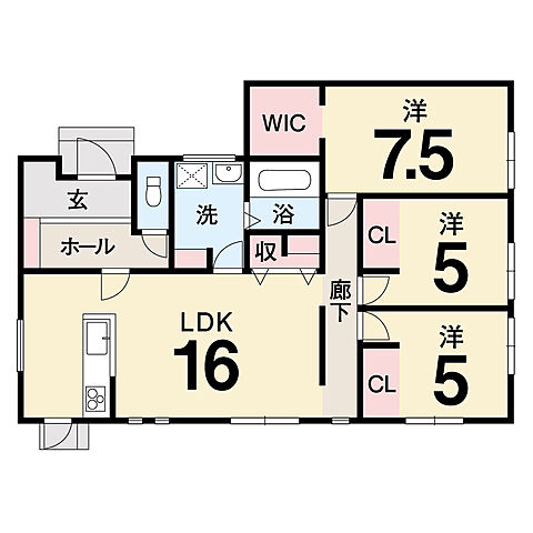 間取り さぬき市長尾西