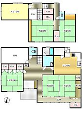 丸亀市田村町 一戸建 6DKの間取り