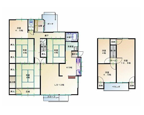間取りを拡大表示