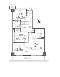 物件画像 高松市 楠上町1丁目 (栗林駅) 6階 3LDK