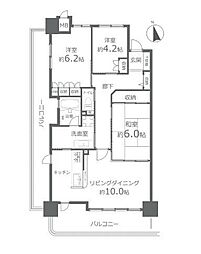 物件画像 高松市 桜町2丁目 (栗林駅) 10階 3LDK