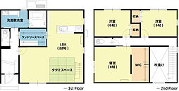 さぬき市長尾西 一戸建 3LDKの間取り