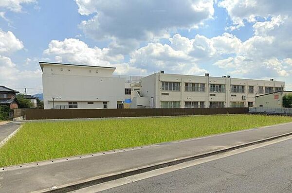 Beautiful mountainous landscape with colorful sky