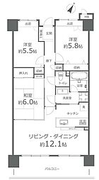 物件画像 サーパス栗林公園 2階 3LDK
