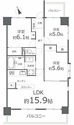 物件画像 ダイアパレスロワイアル　栗林公園 12階 3LDK