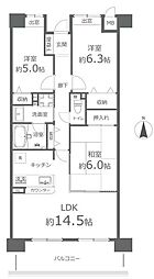 物件画像 ファミール錦町 15階 3LDK