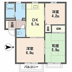 物件の間取り