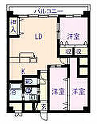 ベルレジョン 3LDKの間取図画像