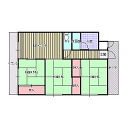 坂本ビル 3DKの間取図画像
