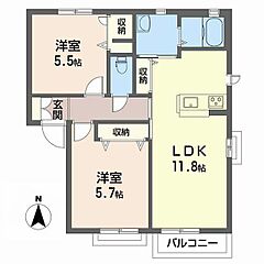 物件の間取り