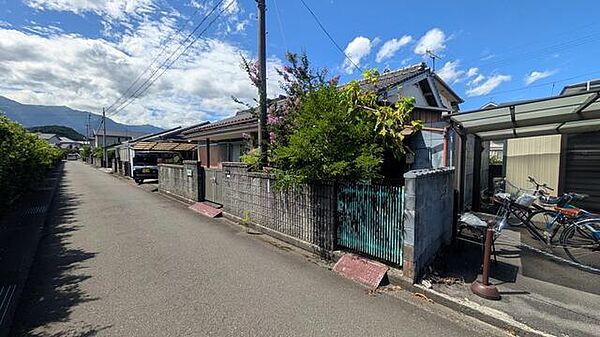 Beautiful mountainous landscape with colorful sky