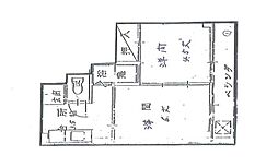 ハイツ寿 2DKの間取図画像