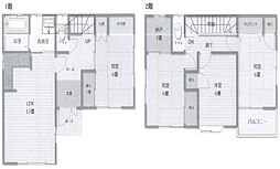 宗石貸家 2階4SLDKの間取り