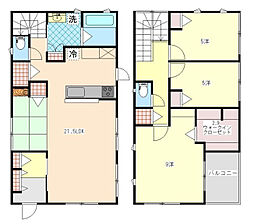 土佐市高岡町乙 一戸建 3LDKの間取り