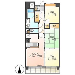 高知市大原町 3LDK 3F(初期費用減額CP) 5階