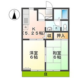 高知市神田 2K 最上階(初期費用減額CP) 2階