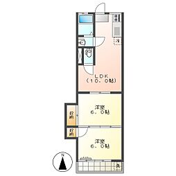 高知市鴨部　2LDK　2F（初期費用減額CP） 2階