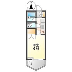 高知市新田町 1K 7F(初期費用減額CP) 7階