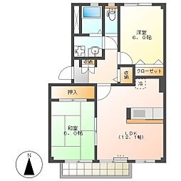 高知市東秦泉寺 2LDK 2F(割引CP・P1台込・南向) 2階