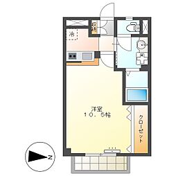 高知市愛宕山 1K 2F(割引CP・高台・イオン徒歩約5分) 2階