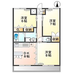 高知市石立町 3LDK 3F(初期費用減額CP) 3階