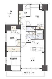 アルファステイツ梅ノ辻 3LDKの間取図画像