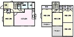 大津乙　西村貸家 5LDKの間取り