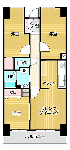 間取り サーパス高須一番館 2階/-