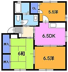 間取図画像 3DK