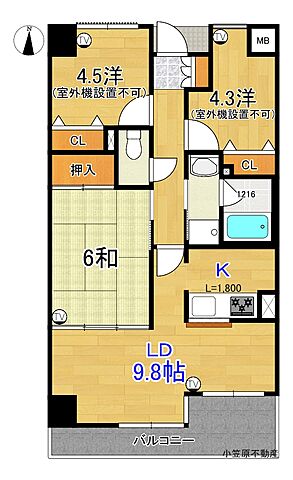 間取り ダイアパレス高知NV 2階/-