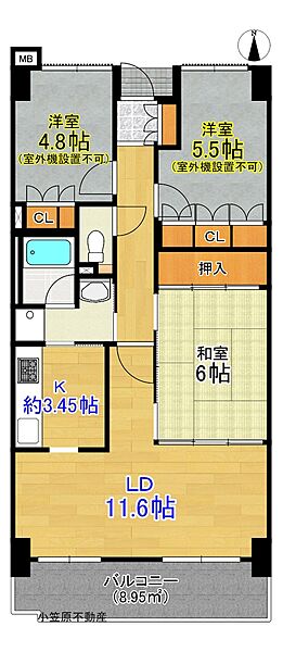 間取りを拡大表示