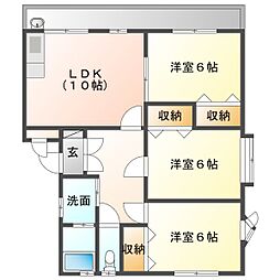 間取図画像 3LDK