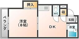 間取図画像 1DK