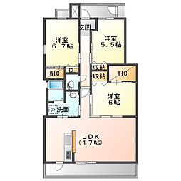 間取図画像 3LDK