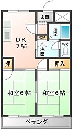 間取図画像 2DK
