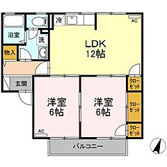 物件の間取り