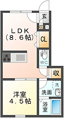 物件の間取り