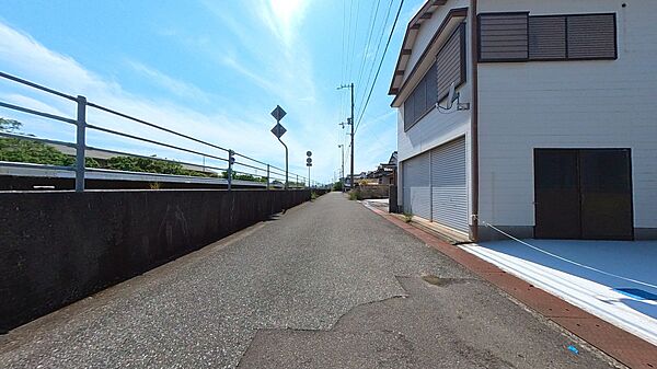 Beautiful mountainous landscape with colorful sky