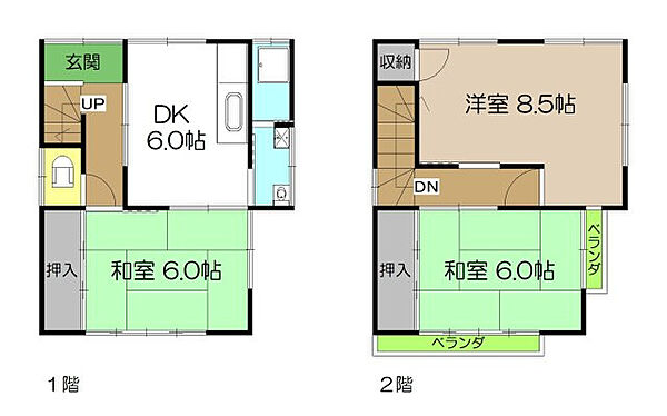 間取りを拡大表示