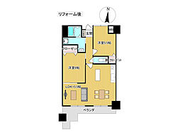 サーパス北本町 2LDKの間取図画像