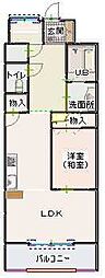 マルイラベンダーヒルズ 1LDKの間取図画像