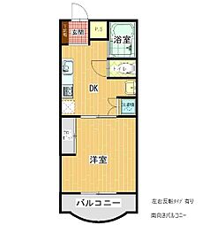 間取図画像 1DK