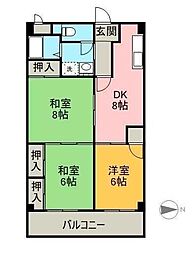 間取図画像 3DK