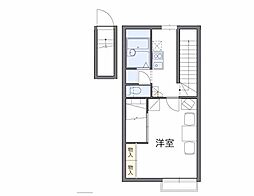 レオパレスコンフォート・N 1Kの間取図画像