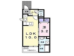 シャムロック・ソゴオ 1LDKの間取図画像