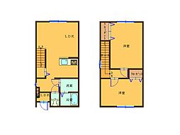 シャルマンドミール 2LDKの間取図画像