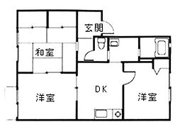 自由ケ丘サニーエイト 3DK 1階 2階/A102号室