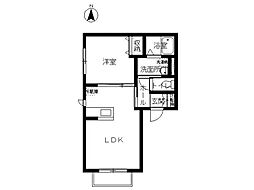 ポルタリート 1LDKの間取図画像