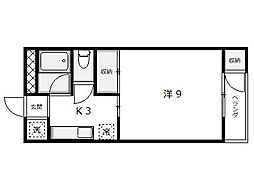 ノーザンビレッジ 1Kの間取図画像