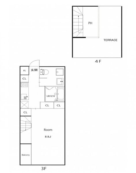 AKHA2（1RPH専用屋上） 301号｜宮崎県宮崎市青葉町(賃貸マンション1R・3階・36.30㎡)の写真 その2